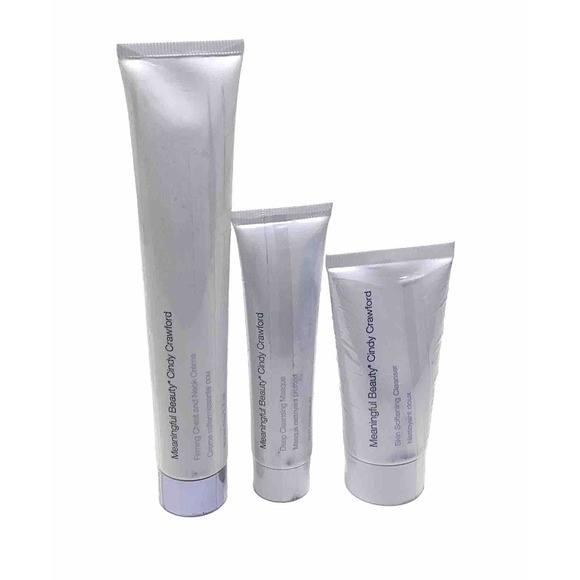 Meaningful Beauty Firming Chest Neck Creme Deep Cleaning Masque Skin Cleanser